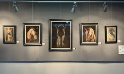 "Pastel Dokunuşlarla At Tutkusu" sergisi İASK'ta açıldı