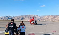 Şırnak'ta 37 günlük bebek, ambulans helikopterle Elazığ'a sevk edildi