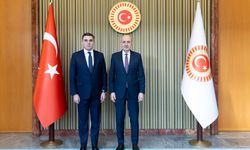 TBMM Başkanı Kurtulmuş, Gürcistan Dışişleri Bakanı Darçiaşvili'yi kabul etti