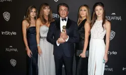 Sylvester Stallone, kızlarına askeri talim yaptırıyor