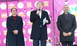 DEM Parti Eş Genel Başkanı Bakırhan, Kars'taki mitinge katıldı