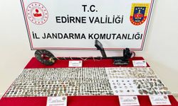 Edirne'de tarihi eser operasyonunda 1085 obje ele geçirildi