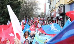 Eskişehir'de "Cumhur İttifakı Kortej Yürüyüşü" düzenlendi