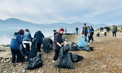 Fethiye'deki Kuş Cenneti'nde çevre temizliği yapıldı