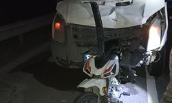 Gaziantep’te kamyonetle çarpışan motosikletin sürücüsü öldü