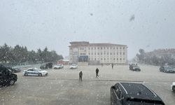 Isparta ve Burdur'da kar yağışı başladı