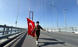 İstanbul'dan yola çıkan gazi torunu Saffet Gümüş, 1915 Çanakkale Köprüsü'nden geçti