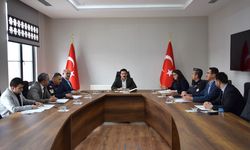 Karapınar Kaymakamı Şenol Öztürk, seçim güvenliği toplantısı yaptı