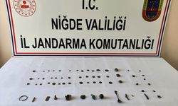 Niğde’de tarihi eser operasyonunda 75 obje ele geçirildi