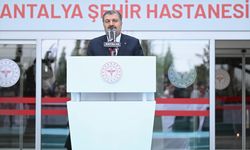 Sağlık Bakanı Koca, Antalya Şehir Hastanesi'nin açılışında konuştu: