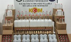 Samsun'da 1 ton 94 litre kaçak etil alkol ele geçirildi