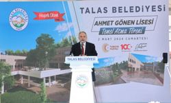 Talas'ta Ahmet Gönen Lisesi'nin temeli atıldı