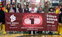 Türk Böbrek Vakfı, böbrek sağlığına dikkati çekmek için Bakırköy'de etkinlik düzenledi