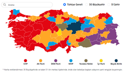 Yurt genelinde CHP %37,16 ile birinci parti oldu!