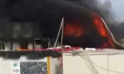Arnavutköy'deki işçi konteynerinde yangın çıktı