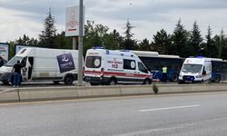 Ankara’da zincirleme trafik kazası 2 yaralı