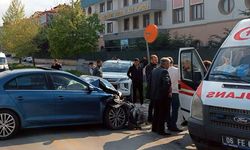 Beypazarı'nda zincirleme trafik kazasında 2 kişi yaralandı