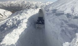 Hakkari'de kar nedeniyle kapanan üs bölgesinin yolu bir haftada açıldı