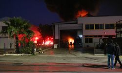 İzmir'de Atatürk Organize Sanayi Bölgesi'nde yangın çıktı