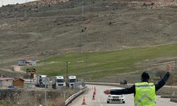 Kayseri'de bayram tedbirleri kapsamında dron ile trafik denetimi yapıldı