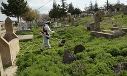 Kayseri'de mezarların bakım ve temizliği yapıldı