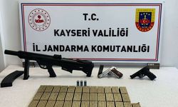 Kayseri'de yasa dışı silah ve mühimmat ticareti yapan şüpheli yakalandı