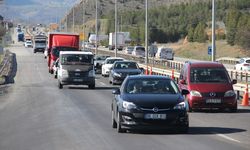 "Kilit Kavşak" Kırıkkale’de bayram trafiği yoğunluğu başladı