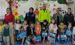 Kırşehir'de anaokulu öğrencileri İl Emniyet Müdürlüğünü gezdi