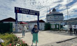 Sezonun ilk kruvaziyeri Amasra Limanı'na yanaştı