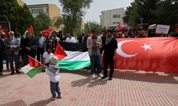 Sivas’ta Filistin için "insan zinciri" oluşturuldu