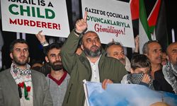 ABD'nin Ankara Büyükelçiliği önünde İsrail protestosu