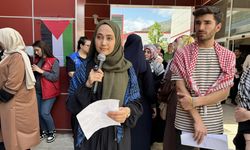 Artvin'de üniversite öğrencileri Filistin'e destek için kermes düzenledi