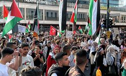 Berlin'de Filistin’e destek gösterisi yapıldı