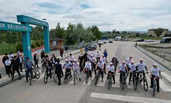 Çubuk'ta bisiklet yarışması ve doğa yürüyüşü yapıldı
