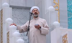 Diyanet İşleri Başkanı Erbaş Ankara'da hutbe irat etti: