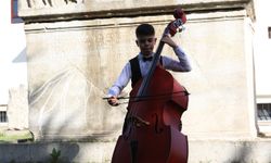 Edirne'de konservatuvar öğrencileri arkeolojik eserler arasında konser verdi