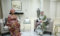 Emine Erdoğan, Sierra Leone Cumhurbaşkanı'nın eşi Fatima Maada Bio ile görüştü: