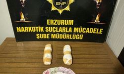 Erzurum'da 1 kilo 103 gram uyuşturucuyla yakalanan zanlı tutuklandı