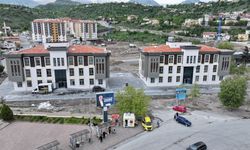 Hacılar'da belediye hizmet binası ve hükümet konağı inşaatında sona geldi