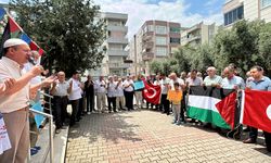 Hatay'da İsrail'in Gazze'ye saldırıları protesto edildi