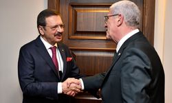 İYİ Parti Genel Başkanı Dervişoğlu, TOBB Başkanı Hisarcıklıoğlu'nu kabul etti