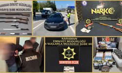 Karaman'da çeşitli suçlardan aranan 23 kişi yakalandı