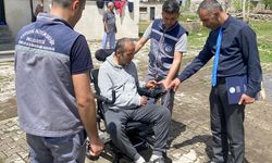Kayseri'de engelli vatandaşın akülü araç talebi yerine getirildi