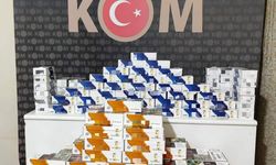 Kırıkkale'de 33 bin 200 makaron ele geçirildi