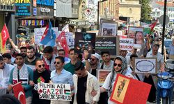 Kırklareli'nde İsrail'in saldırıları protesto edildi