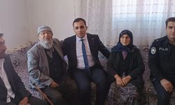 Kızılırmak Kaymakamı Bilal Çitil, şehit ailelerini ziyaret etti