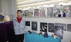 Sorgun Milli Egemenlik Ortaokulu yıl sonu sergisi açtı