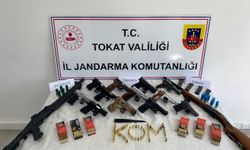 Tokat'taki silah ve mühimmat kaçakçılığı operasyonunda 14 kişi yakalandı