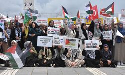 Van'da akademisyenler ve öğrenciler Filistin'e destek açıklaması yaptı