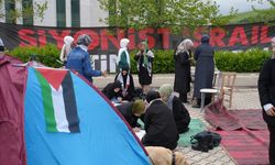 Yalova Üniversitesinde Gazze'ye destek için dayanışma çadırları kuruldu